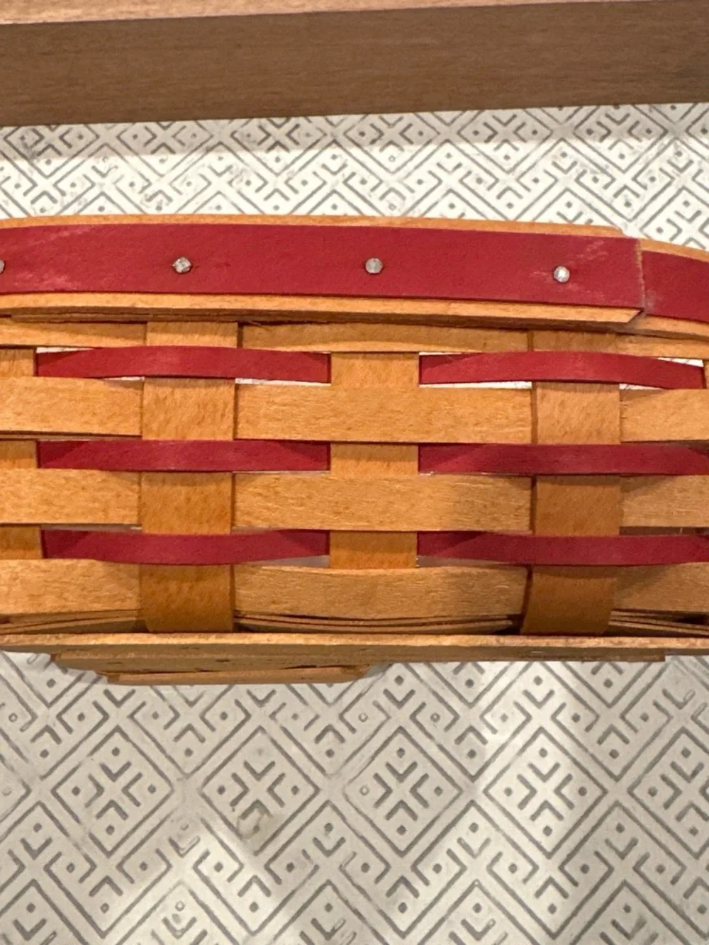 Longaberger Sweet Heart Basket and Protector